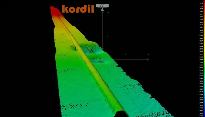 Kordil batimetrik ölçüm ve deniz tabanı haritalama örneği 8